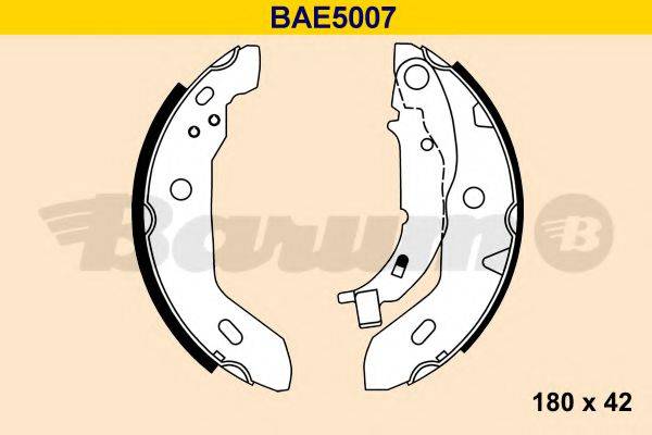 BARUM BAE5007 Комплект тормозных колодок