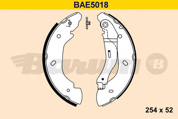 BARUM BAE5018 Комплект тормозных колодок