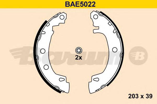 BARUM BAE5022 Комплект тормозных колодок