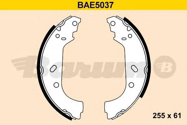 BARUM BAE5037 Комплект тормозных колодок