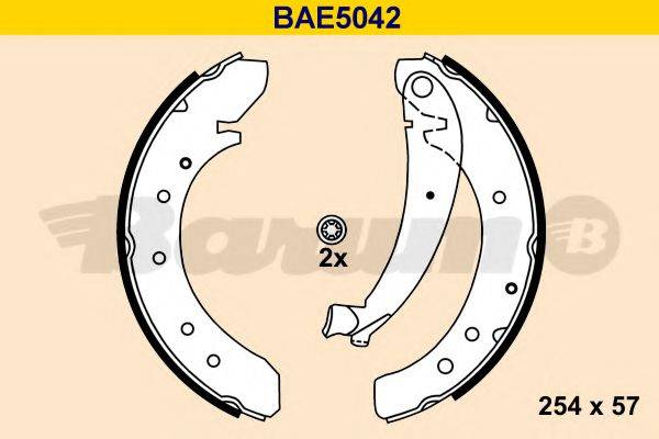 BARUM BAE5042 Комплект тормозных колодок