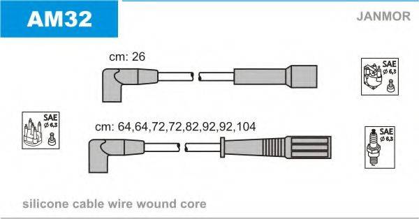 JANMOR AM32 Комплект проводов зажигания