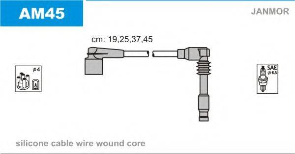 JANMOR AM45 Комплект проводов зажигания