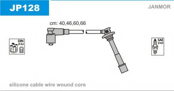 JANMOR JP128 Комплект проводов зажигания