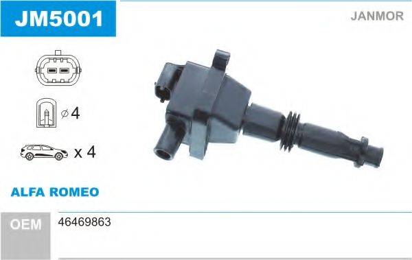 JANMOR JM5001 Катушка зажигания