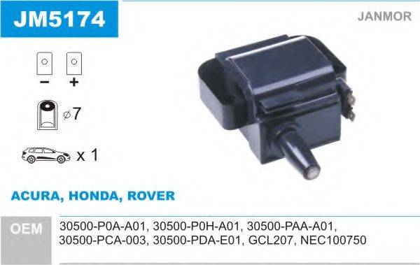 JANMOR JM5174 Катушка зажигания