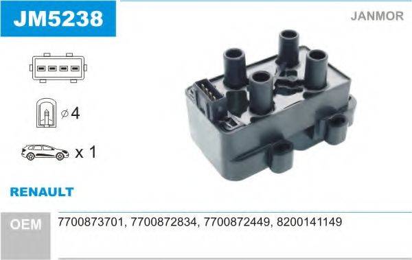 JANMOR JM5238 Катушка зажигания