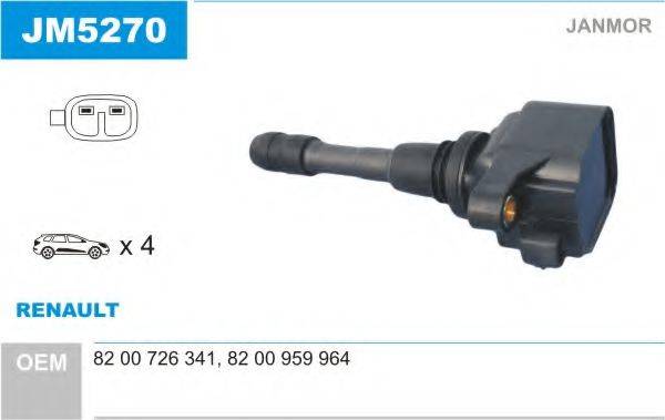 JANMOR JM5270 Катушка зажигания