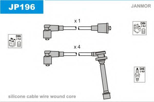 JANMOR JP196 Комплект проводов зажигания