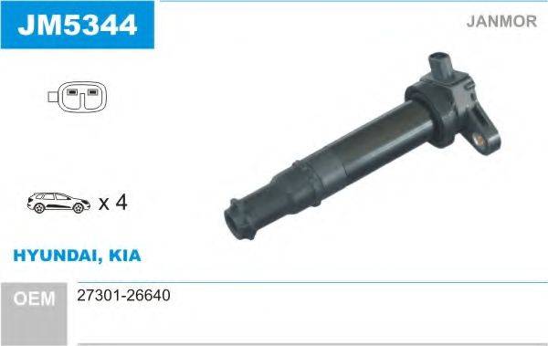 JANMOR JM5344 Катушка зажигания