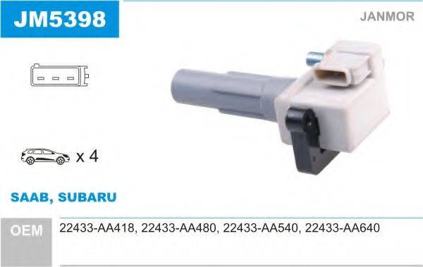 JANMOR JM5398 Катушка зажигания