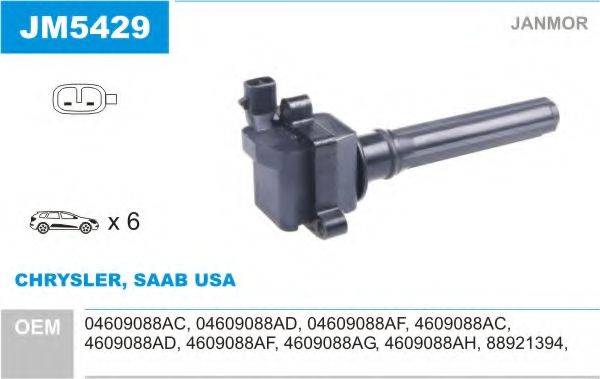 JANMOR JM5429 Катушка зажигания