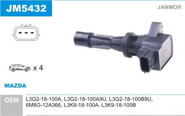 JANMOR JM5432 Катушка зажигания
