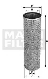 MANN-FILTER C20457 Воздушный фильтр