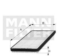 MANN-FILTER CU3162 Фильтр, воздух во внутренном пространстве