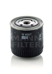 MANN-FILTER W9207 Масляный фильтр; Гидрофильтр, автоматическая коробка передач; Фильтр, Гидравлическая система привода рабочего оборудования
