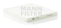 MANN-FILTER CU2544 Фильтр, воздух во внутренном пространстве