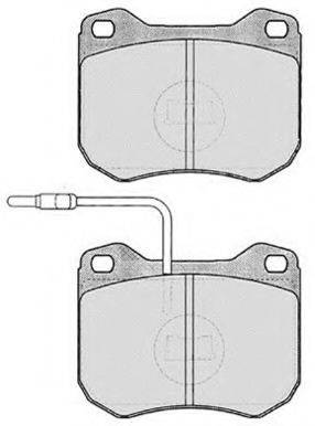 RAICAM RA01451 Комплект тормозных колодок, дисковый тормоз