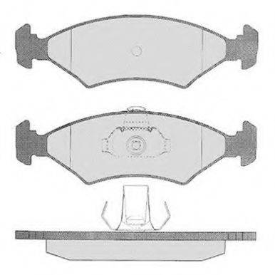 RAICAM RA02194 Комплект тормозных колодок, дисковый тормоз