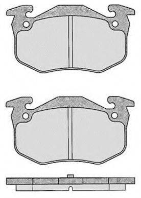 RAICAM RA02572 Комплект тормозных колодок, дисковый тормоз