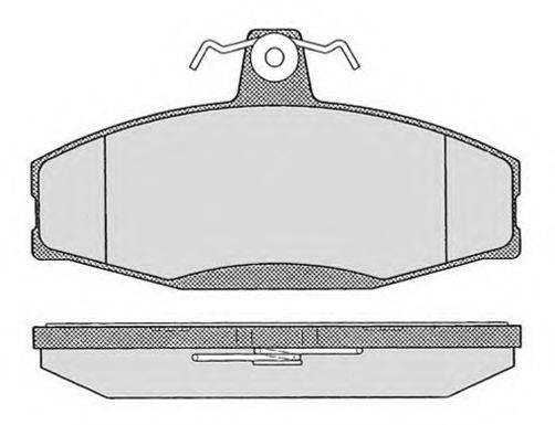 RAICAM RA02580 Комплект тормозных колодок, дисковый тормоз