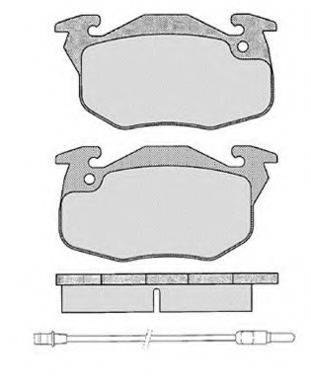 RAICAM RA02850 Комплект тормозных колодок, дисковый тормоз