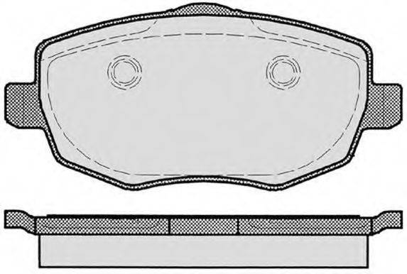 RAICAM RA03320 Комплект тормозных колодок, дисковый тормоз