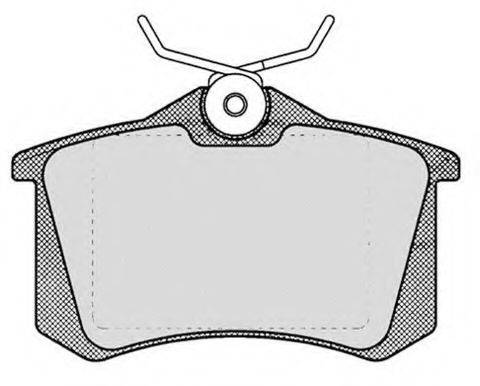 RAICAM RA03480 Комплект тормозных колодок, дисковый тормоз