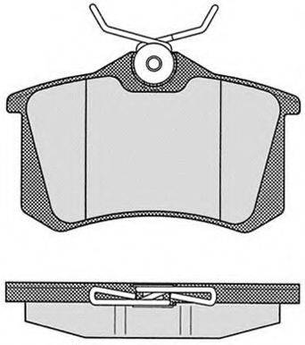 RAICAM RA03487 Комплект тормозных колодок, дисковый тормоз