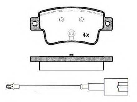 RAICAM RA04192 Комплект тормозных колодок, дисковый тормоз