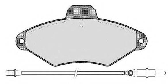 RAICAM RA04380 Комплект тормозных колодок, дисковый тормоз