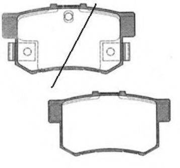 RAICAM RA04601 Комплект тормозных колодок, дисковый тормоз