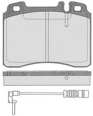 RAICAM RA04802 Комплект тормозных колодок, дисковый тормоз