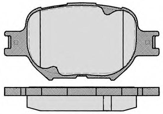 RAICAM RA05720 Комплект тормозных колодок, дисковый тормоз