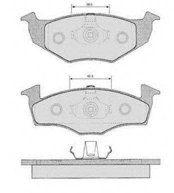 RAICAM RA06232 Комплект тормозных колодок, дисковый тормоз