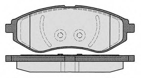 RAICAM RA06471 Комплект тормозных колодок, дисковый тормоз