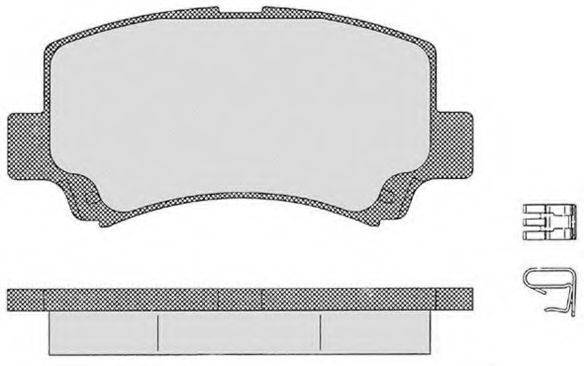 RAICAM RA06830 Комплект тормозных колодок, дисковый тормоз