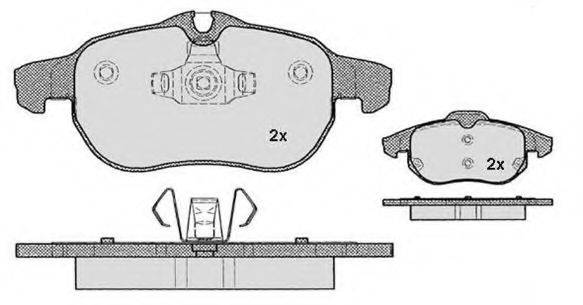RAICAM RA07972 Комплект тормозных колодок, дисковый тормоз