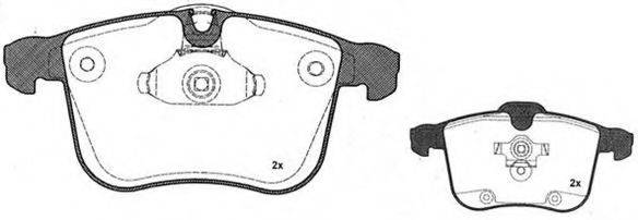 RAICAM RA08250 Комплект тормозных колодок, дисковый тормоз