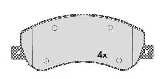 RAICAM RA08921 Комплект тормозных колодок, дисковый тормоз