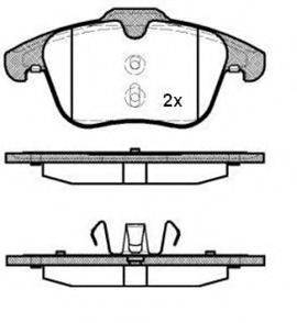 RAICAM RA08940 Комплект тормозных колодок, дисковый тормоз