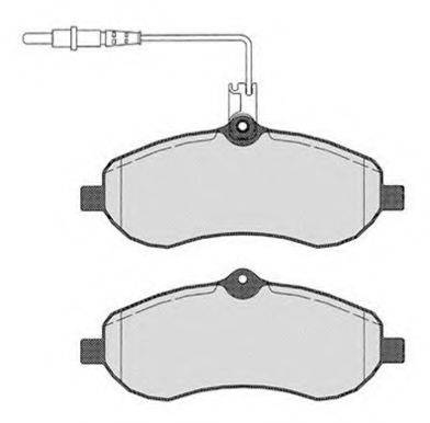 RAICAM RA09110 Комплект тормозных колодок, дисковый тормоз