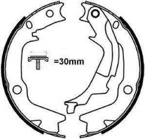 RAICAM RA29810 Комплект тормозных колодок