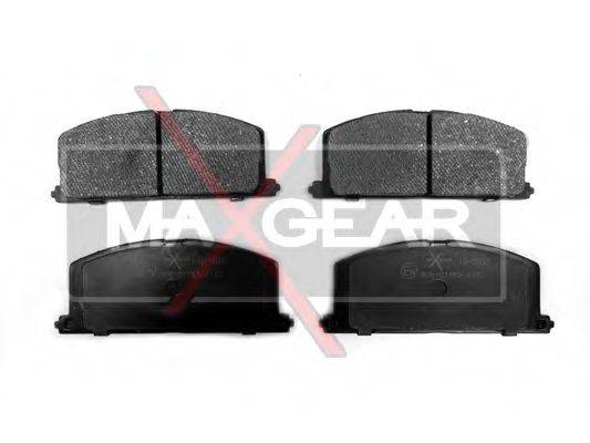 MAXGEAR 190507 Комплект тормозных колодок, дисковый тормоз