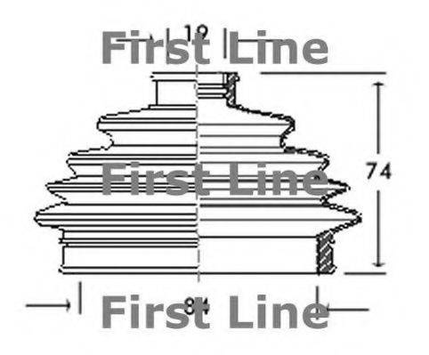 FIRST LINE FCB2001 Пыльник, приводной вал