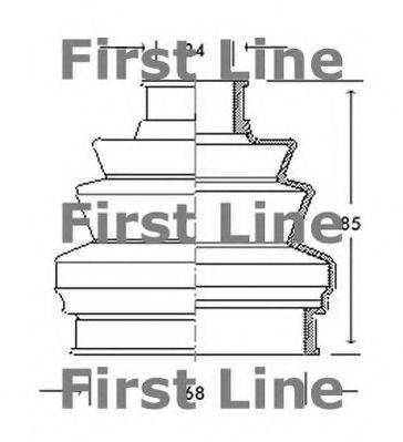 FIRST LINE FCB2042 Пыльник, приводной вал