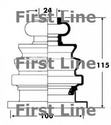 FIRST LINE FCB2677 Пыльник, приводной вал