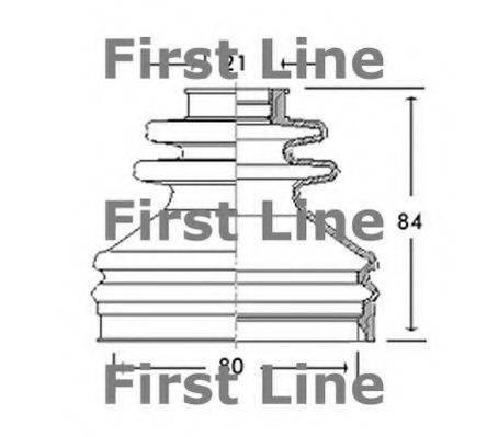 FIRST LINE FCB2699 Пыльник, приводной вал