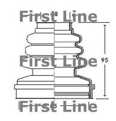 FIRST LINE FCB2737 Пыльник, приводной вал