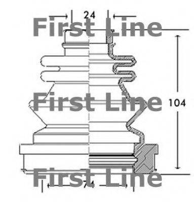 FIRST LINE FCB2765 Пыльник, приводной вал